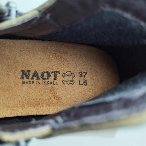 Naot Meditate Studded Bootie Shoes Women's Size 6-6.5/37 Vintage Pine/Sage - Picture 7 of 12